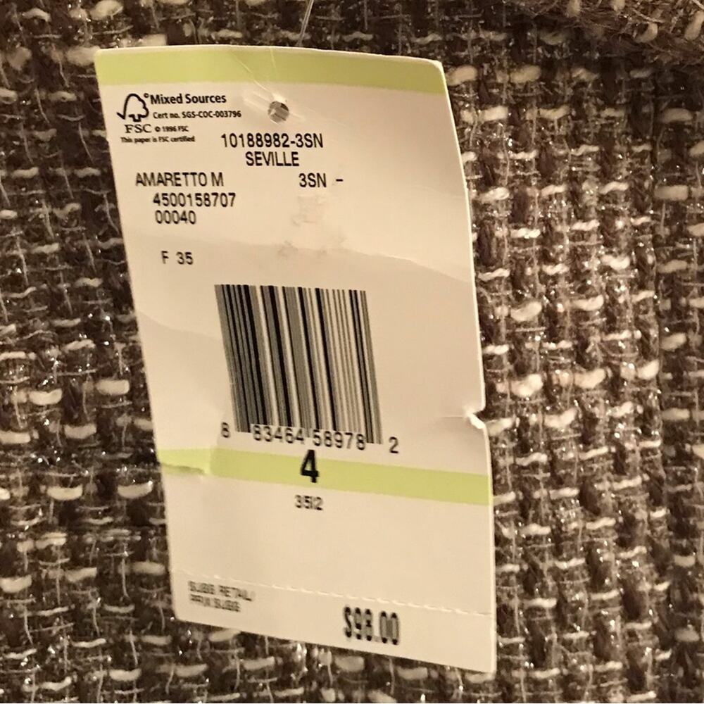 Jones Wear Seville Amaretto Jacket Zip Size 4 - Picture 4 of 6